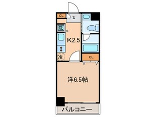 レジディア新川(406)の物件間取画像